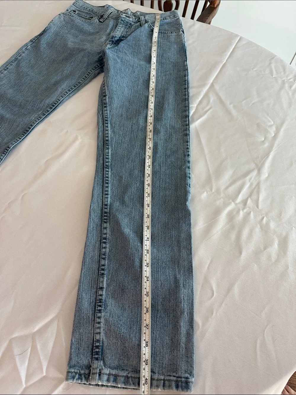 Magellan Outdoors Men’s Light Blue Straight Jeans - Classic Denim